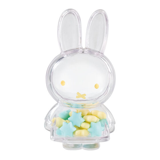 miffy（スター）。ミント色と黄色の星形の粒が入った正面