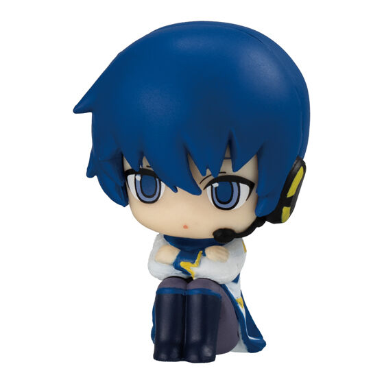 KAITO。青い髪とマフラー、白と青の衣装をまとめた姿