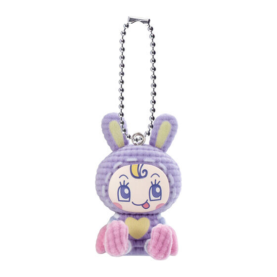 ベリエちゃん(紫)。紫の体とピンクの足先の組み合わせ