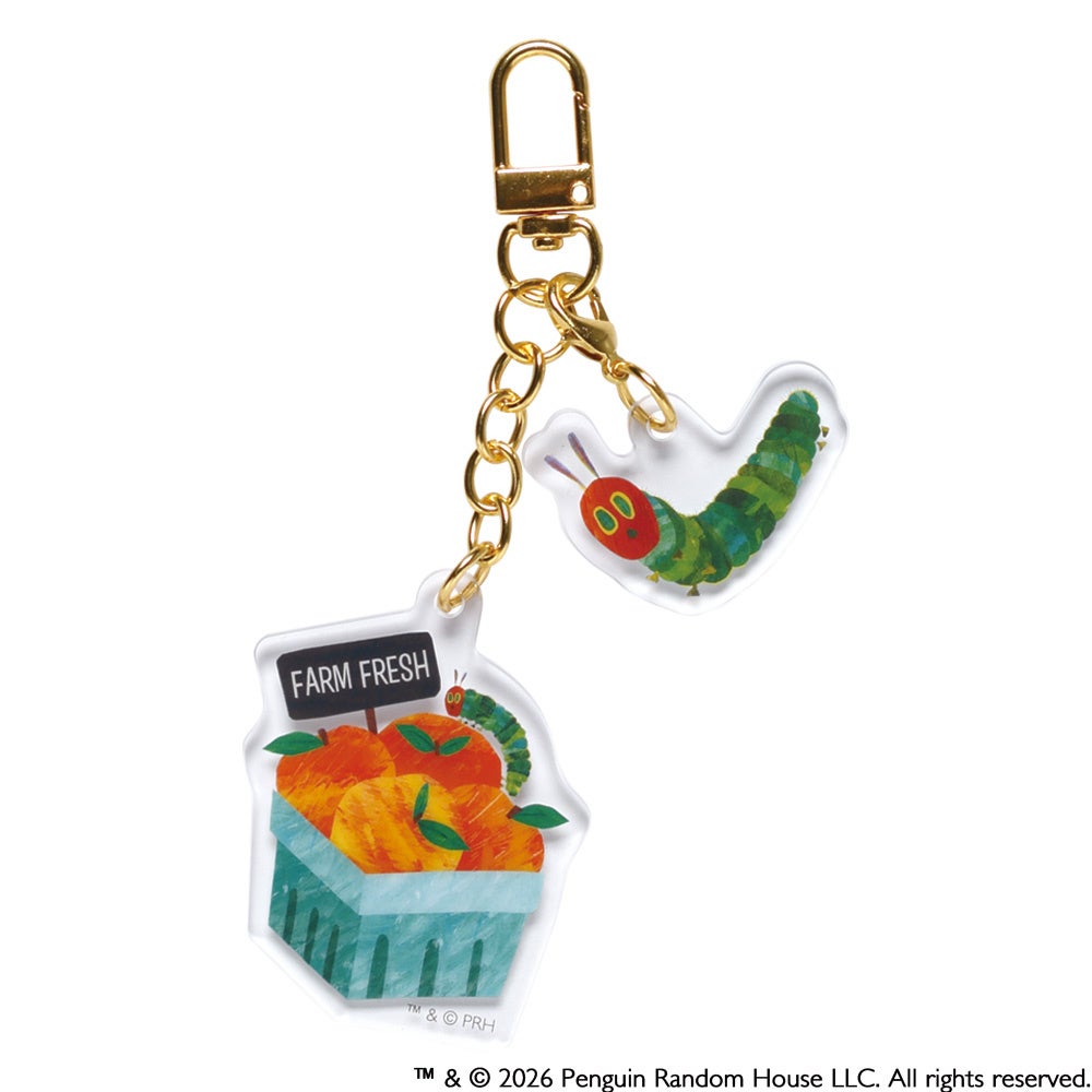 FARM FRESH：青緑のかごに入った野菜と、上部の黒い「FARM FRESH」の札