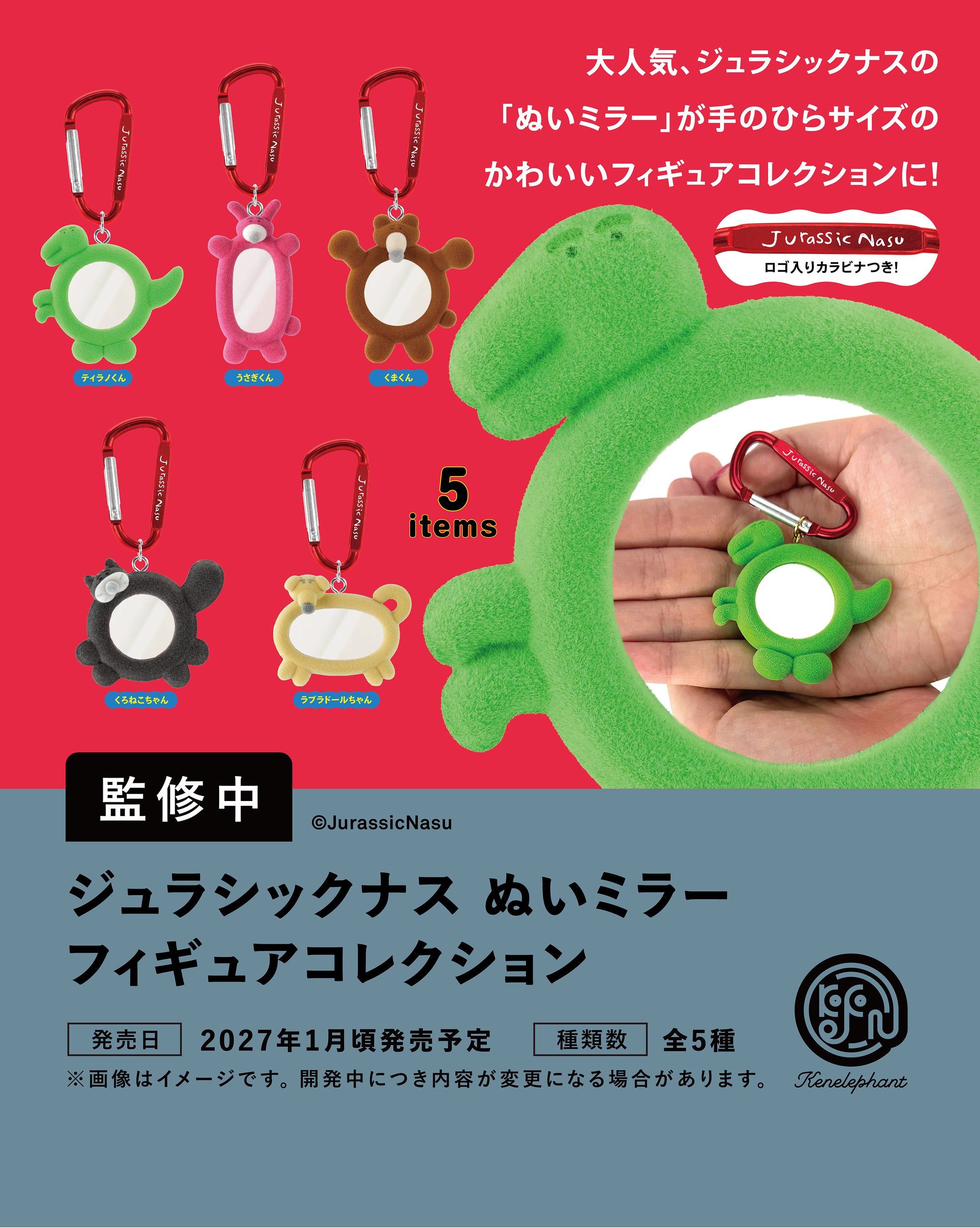 ぬいミラーの小さなフィギュアコレクション正式イメージ／全5種。通販は重複の可能性がある6個パック